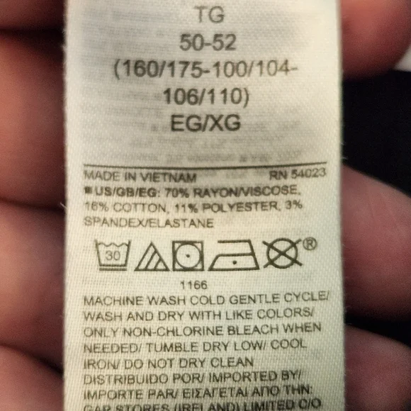 Gap Sweats Black Tapered Leg Split Hem Sweat Pants w/Pockets Size XL - Picture 12 of 12